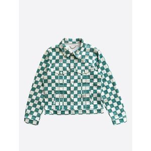 Louis Vuitton Turquoise Damier Denim Jacket